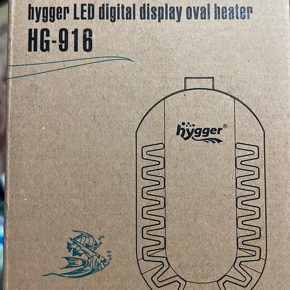 Small aquarium heater by hygger. Unused